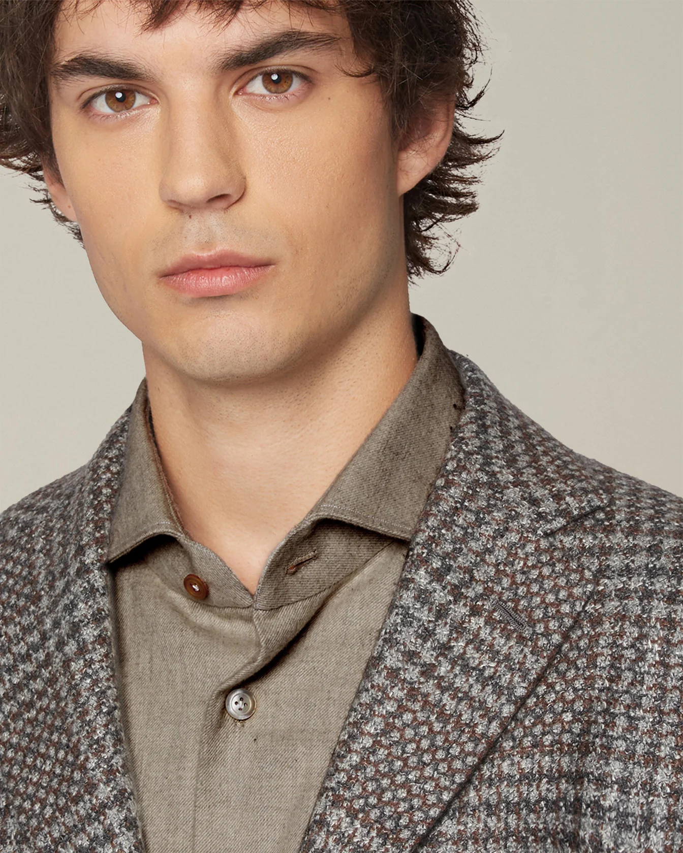 GLEN PLAID CASHMERE BLEND BLAZER - Image 4