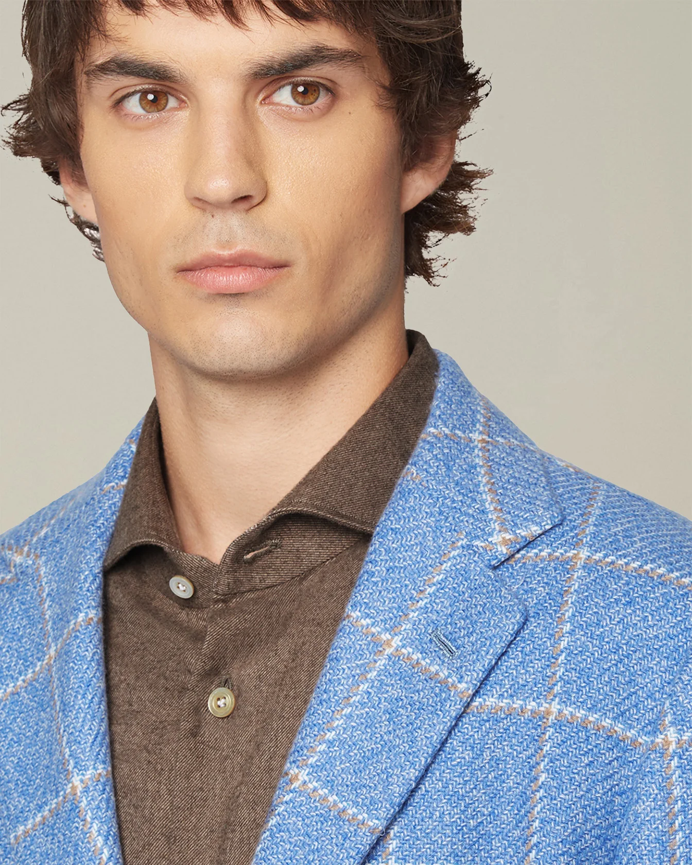 CHECKED CASHMERE BLAZER - Image 4