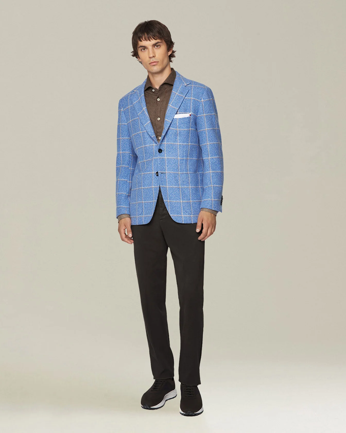 CHECKED CASHMERE BLAZER - Image 5