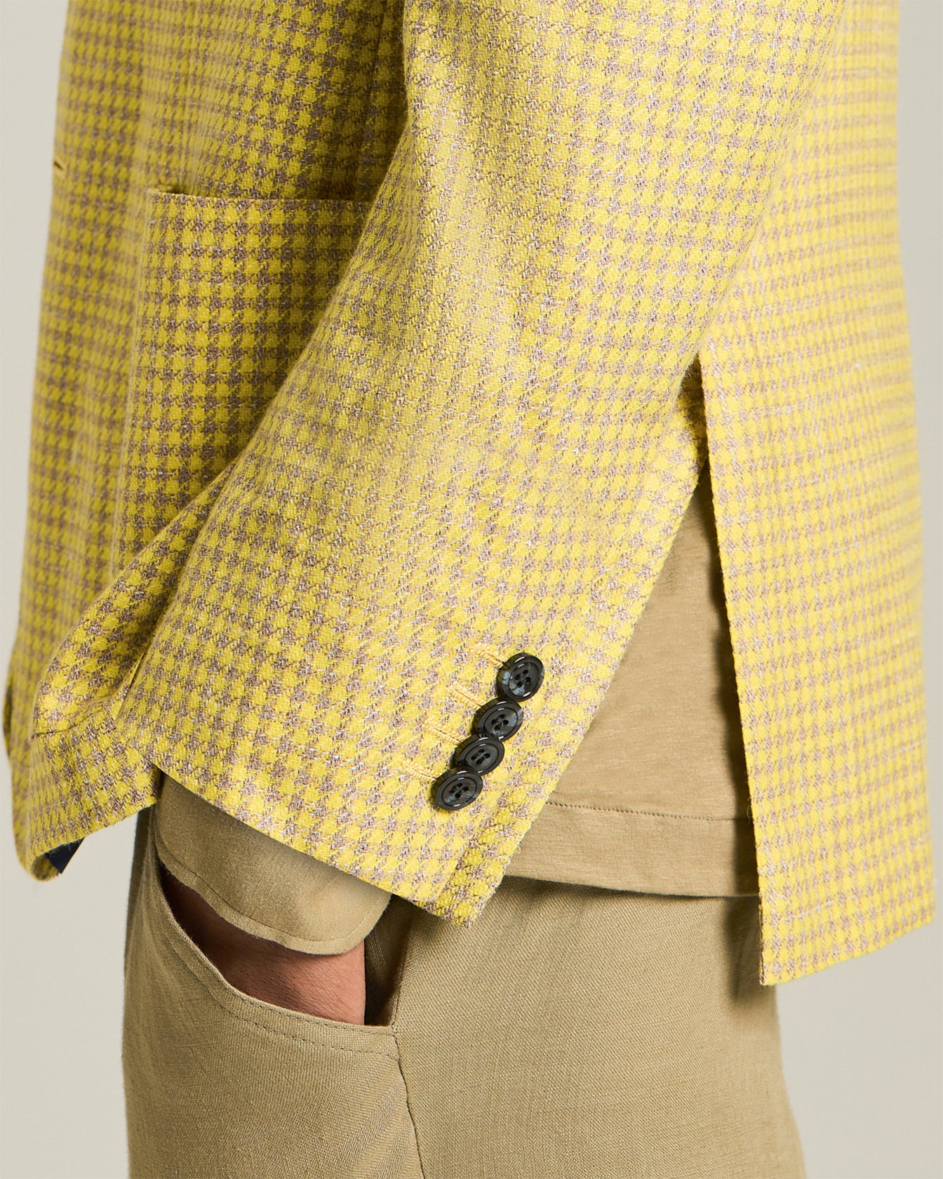 HOUNDSTOOTH CASHMERE BLEND BLAZER - Image 4