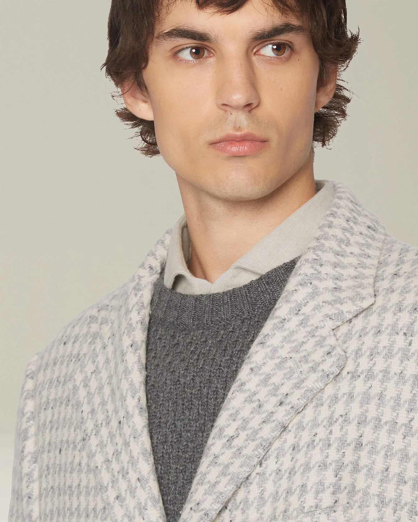 HOUNDSTOOTH CASHMERE BLEND COAT - Image 4