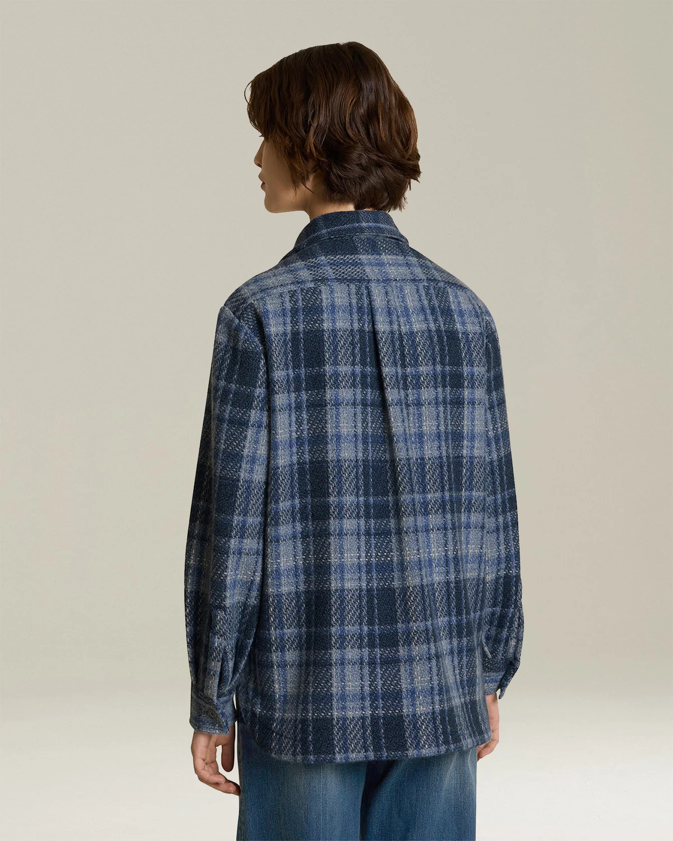TARTAN CASHMERE OVERSHIRT - Image 3