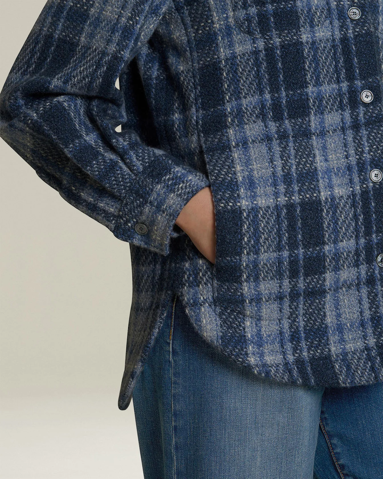 TARTAN CASHMERE OVERSHIRT - Image 4