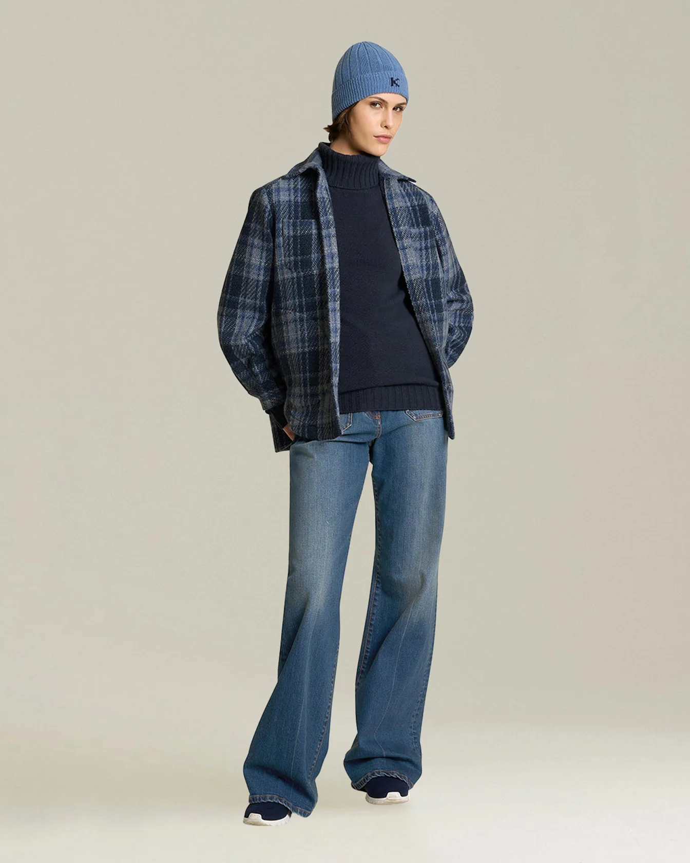 TARTAN CASHMERE OVERSHIRT - Image 5