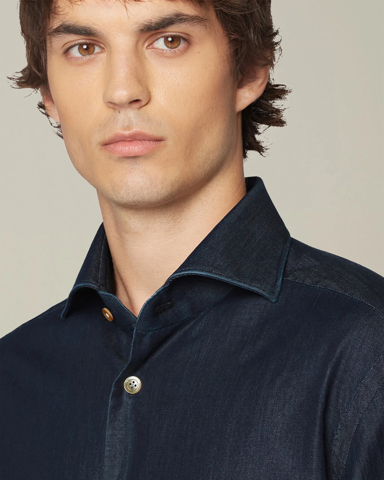 CASUAL DENIM SHIRT - Image 4