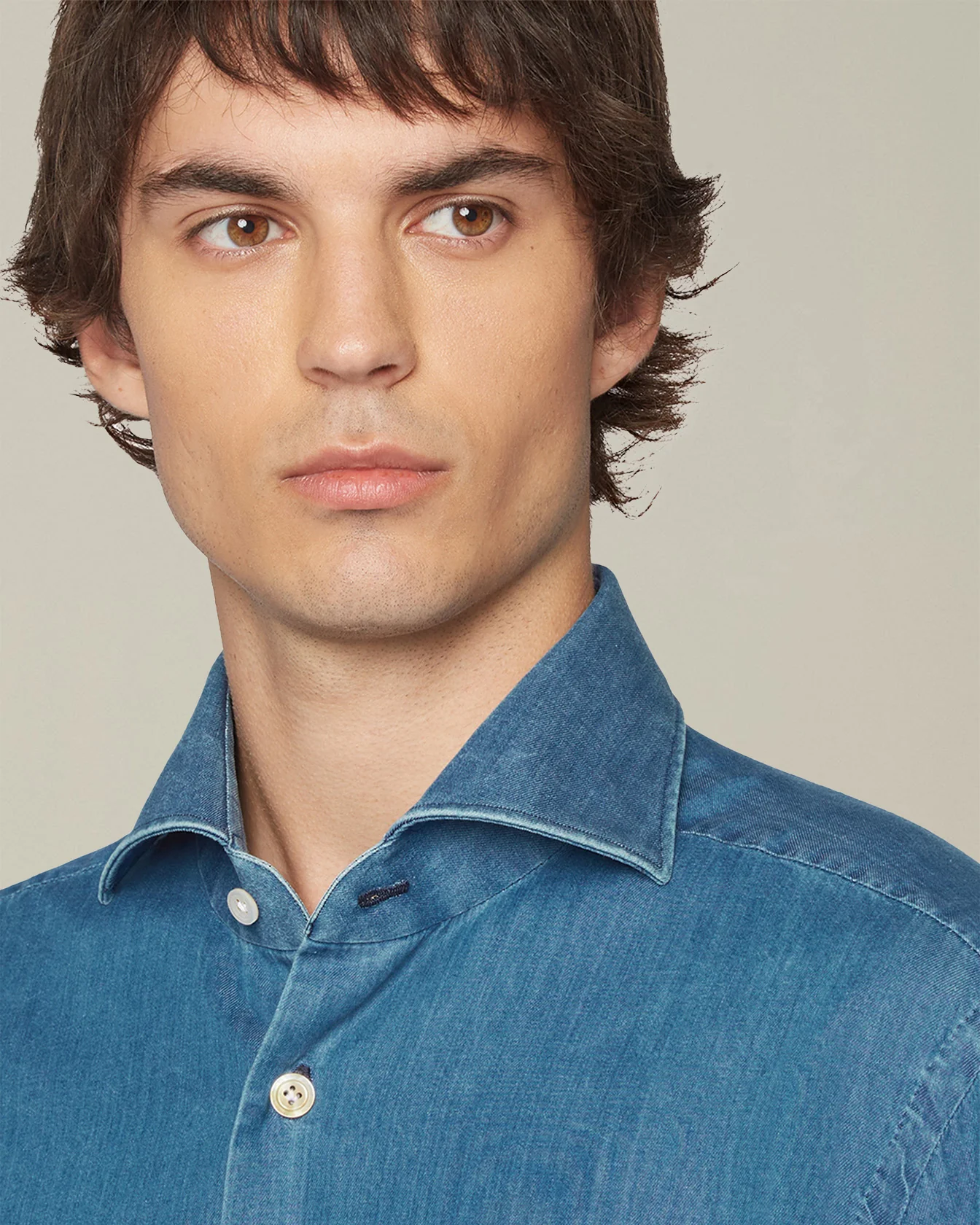 CASUAL DENIM SHIRT - Image 4