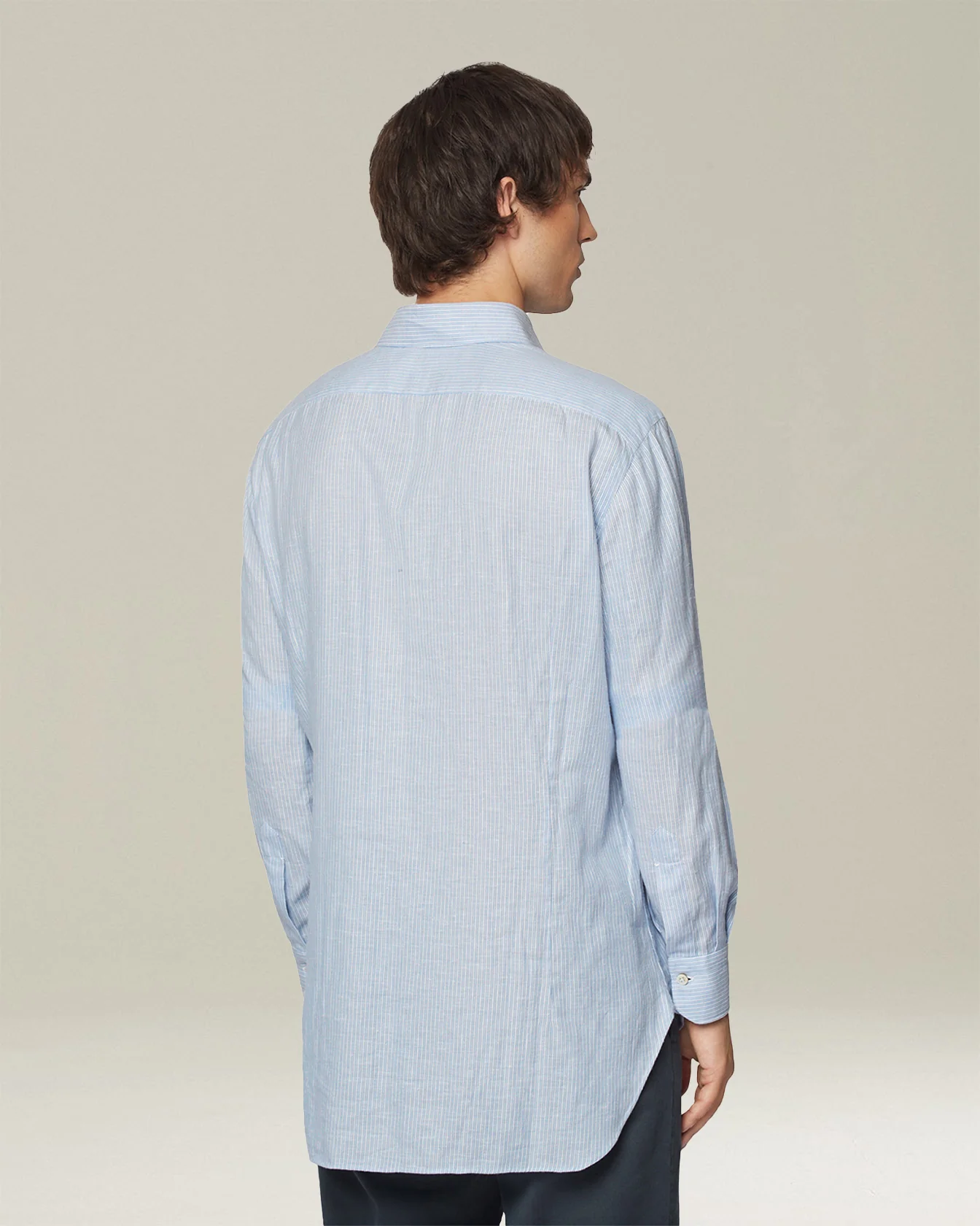 STRIPED COTTON SHIRT - Image 3