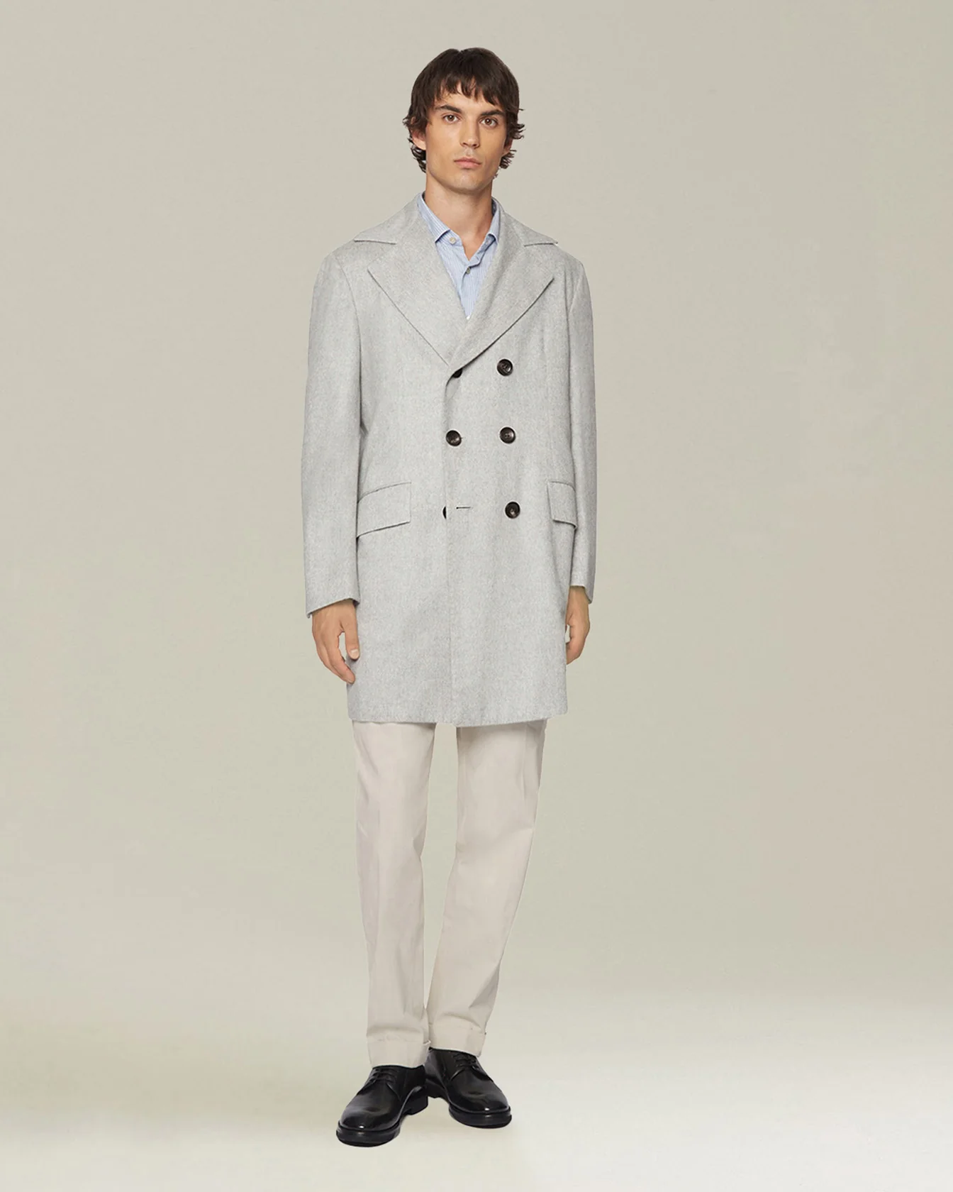 STRIPED COTTON SHIRT - Image 5