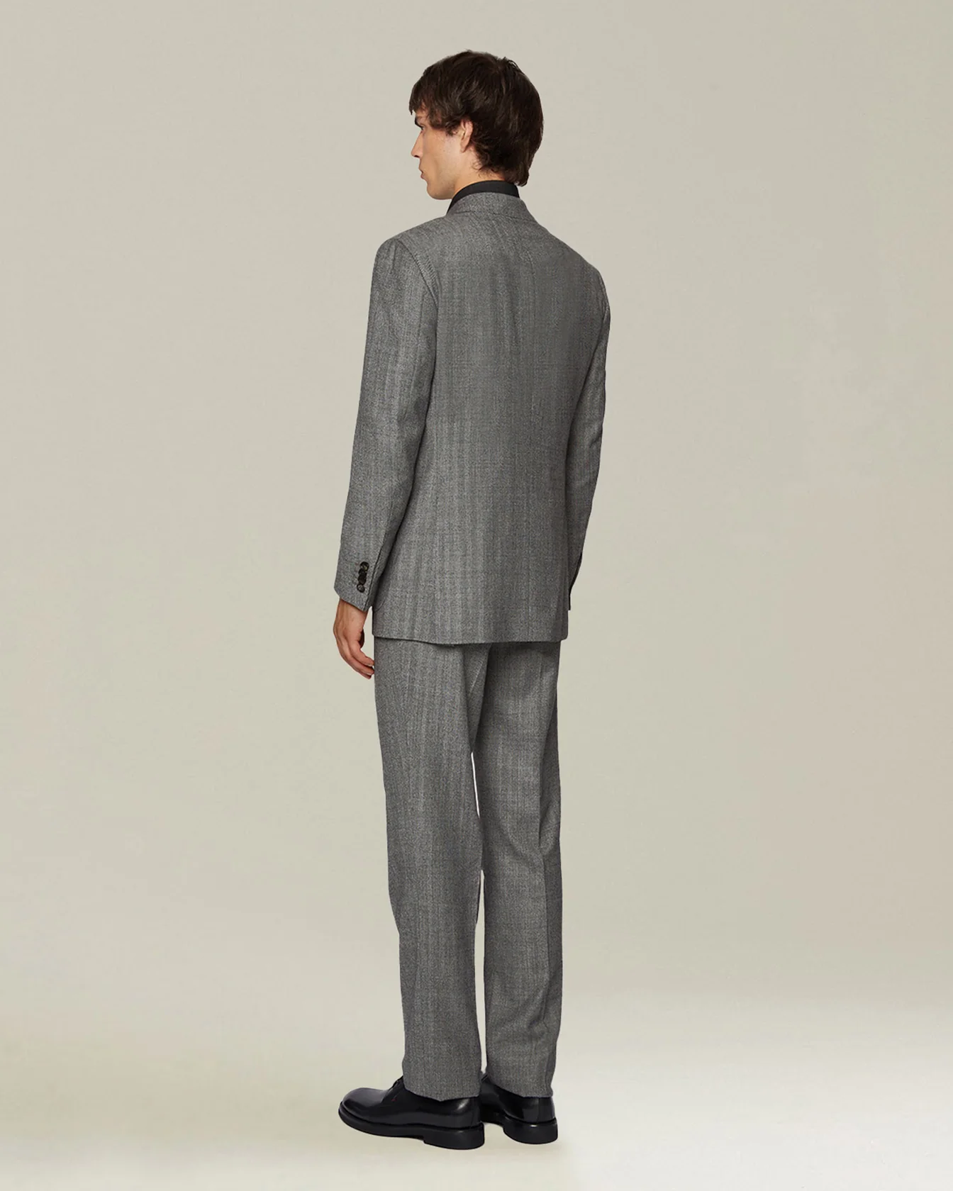 HERRINGBONE WOOL SUIT - Image 4