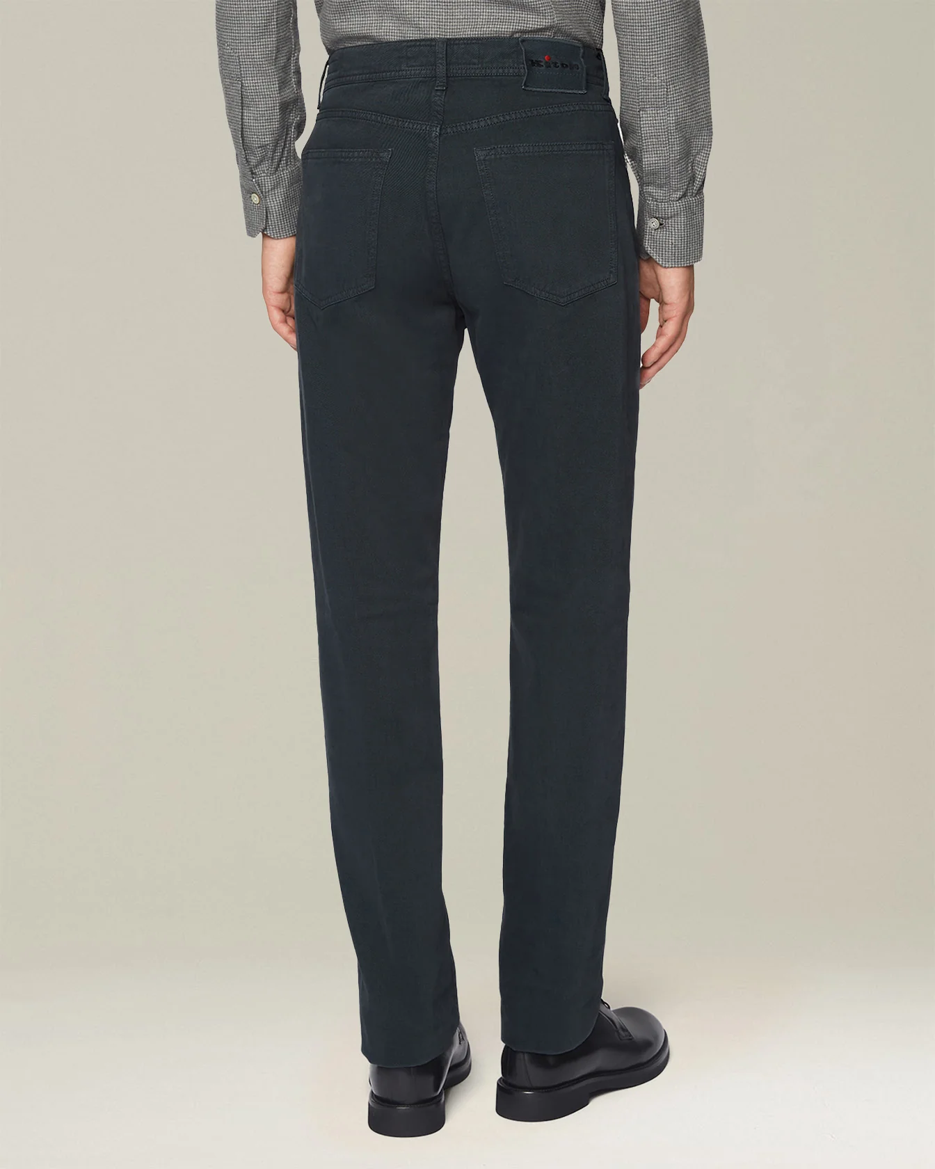 DENIM AND CASHMERE TAILORED JEANS - Image 3