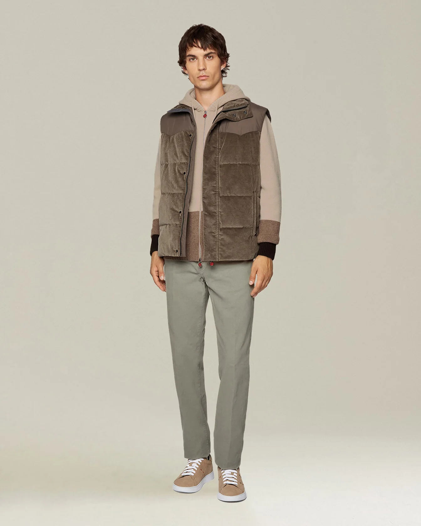 DENIM AND CASHMERE TAILORED JEANS - Image 5