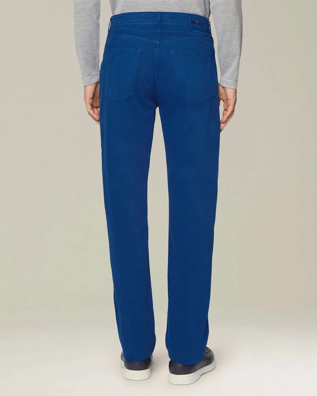 DENIM AND CASHMERE TAILORED JEANS - Image 3