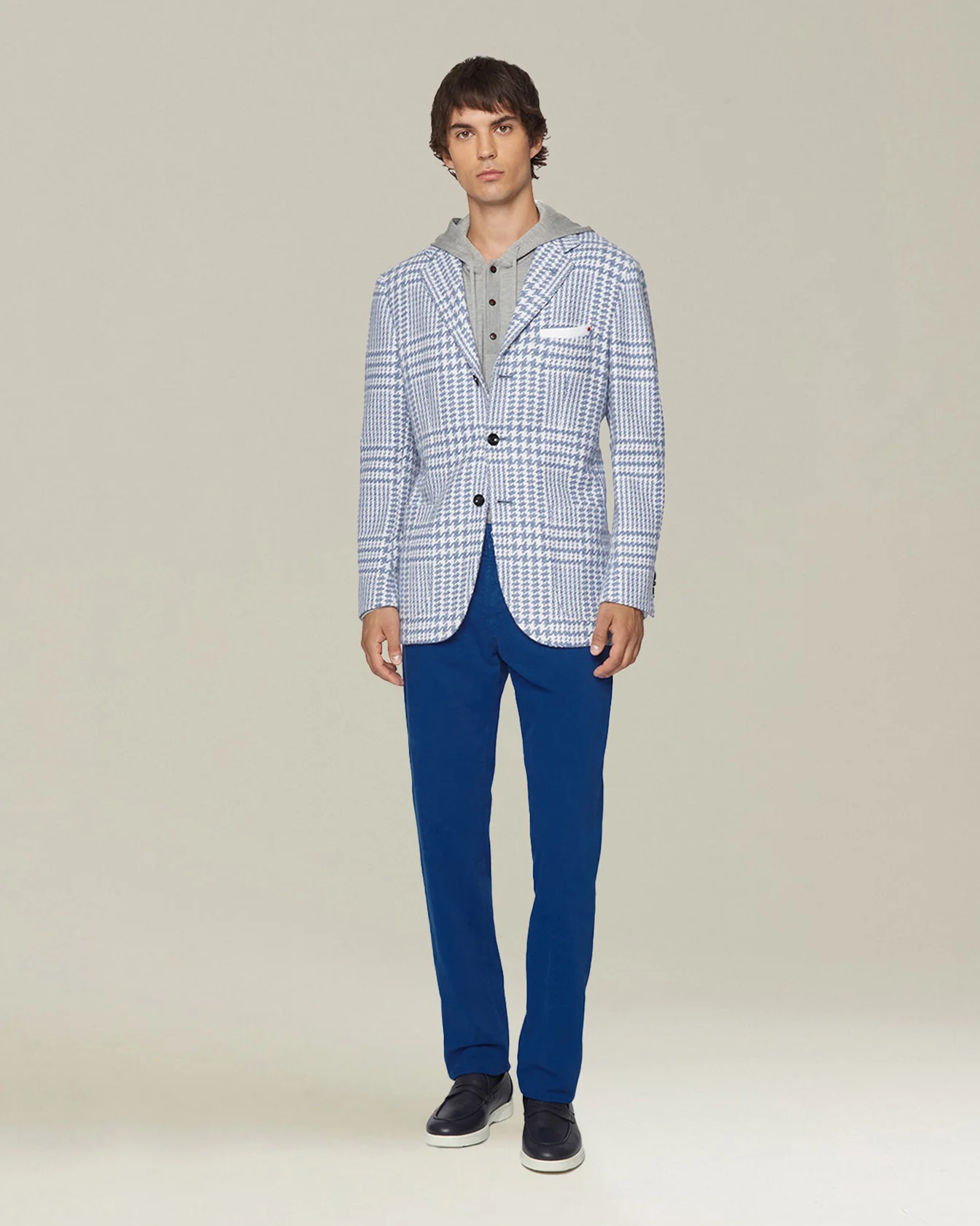 DENIM AND CASHMERE TAILORED JEANS - Image 5