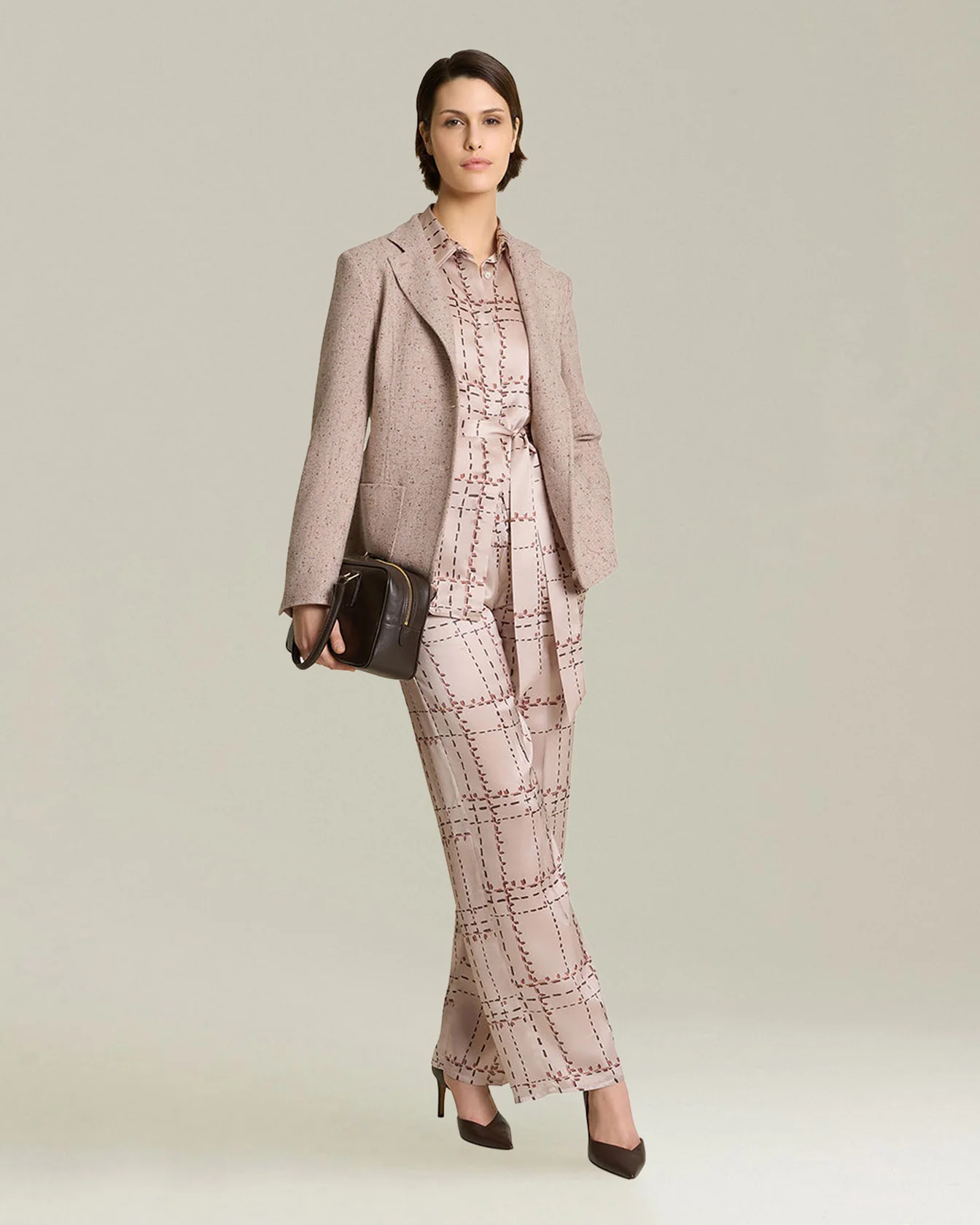 PRINTED SILK DRAWSTRING TROUSERS - Image 5