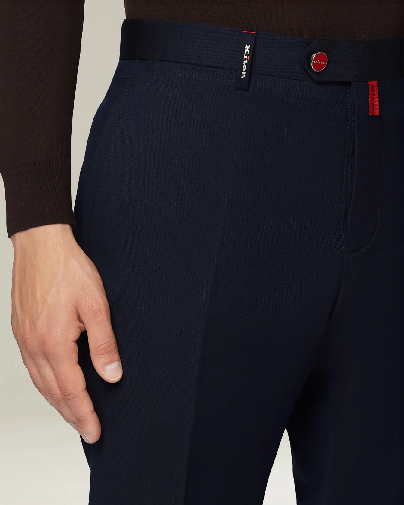 WOOL CHINO TROUSERS - Image 4